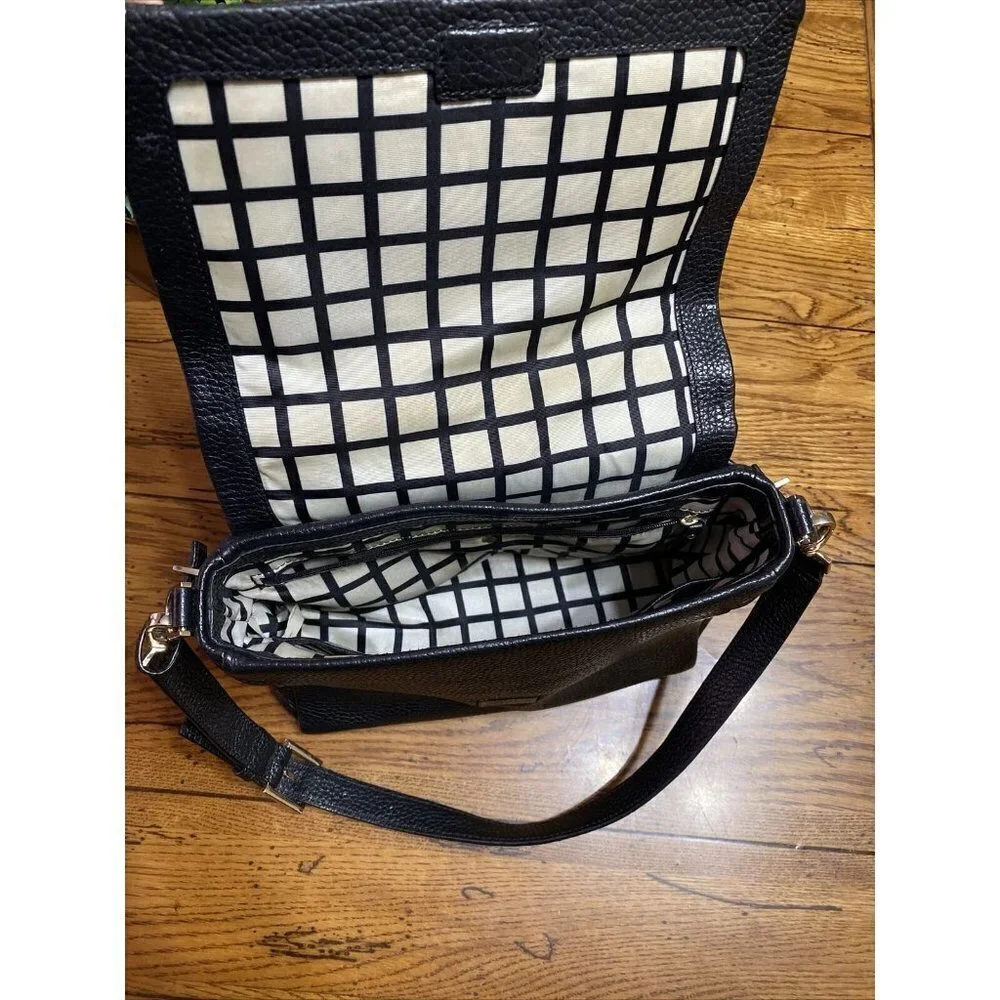 KATE spade new york cobble satchel￼ shoulder bag black satchel.